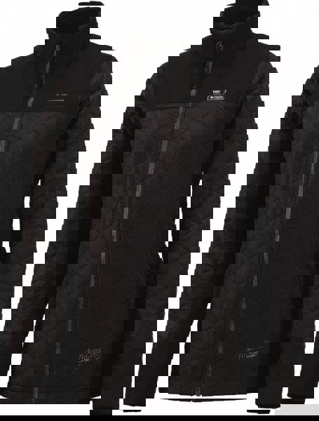 Heated Jacket: Size 2X-Large, Black, Polyester